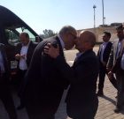 همزمان با سفر هیات دولت به فارس؛وزیر نفت وارد فرودگاه لامرد شد