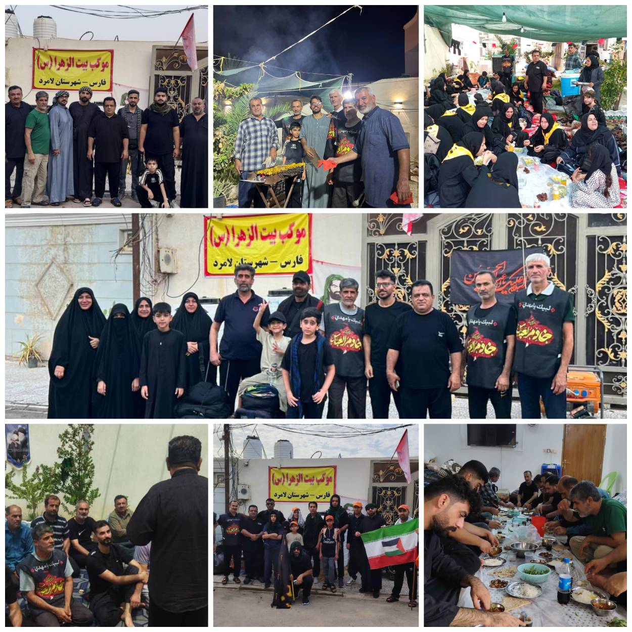 پذیرایی و اسکان بیش از ٢هزار زائر اربعین حسینی در موکب بیت الزهرا شهرستان لامرد