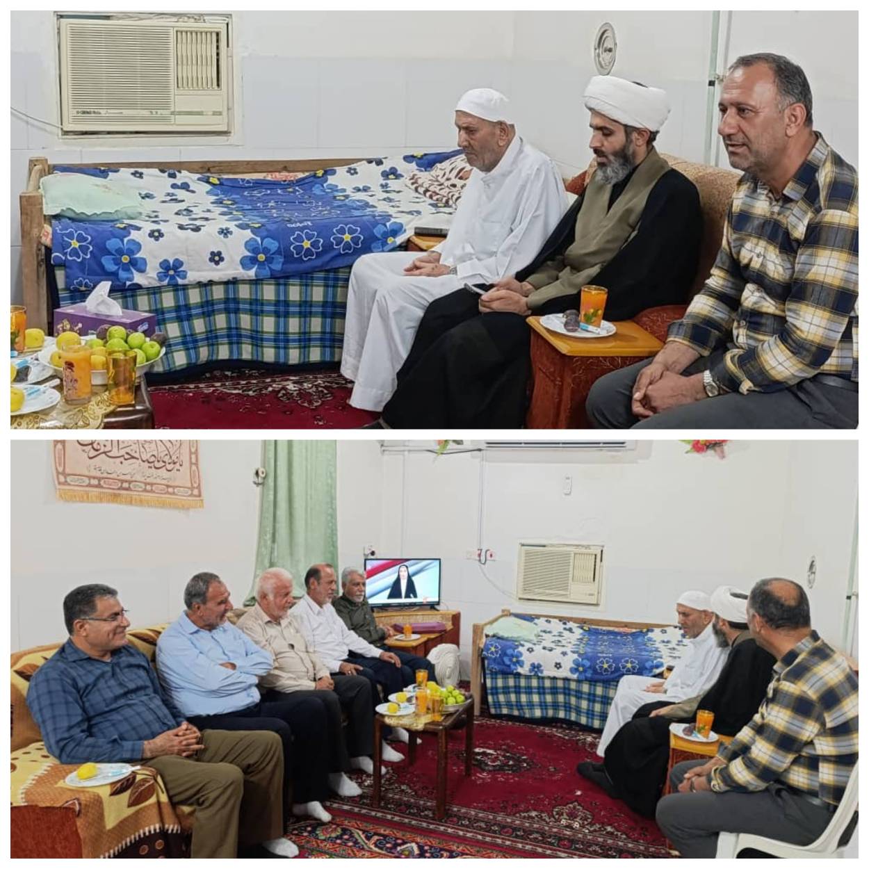 عیادت و تقدیر از خیر حاج حمزه علیزاده توسط مجمع خیرین لامرد عیادت و تقدیر از خیر حاج حمزه علیزاده توسط مجمع خیرین لامرد