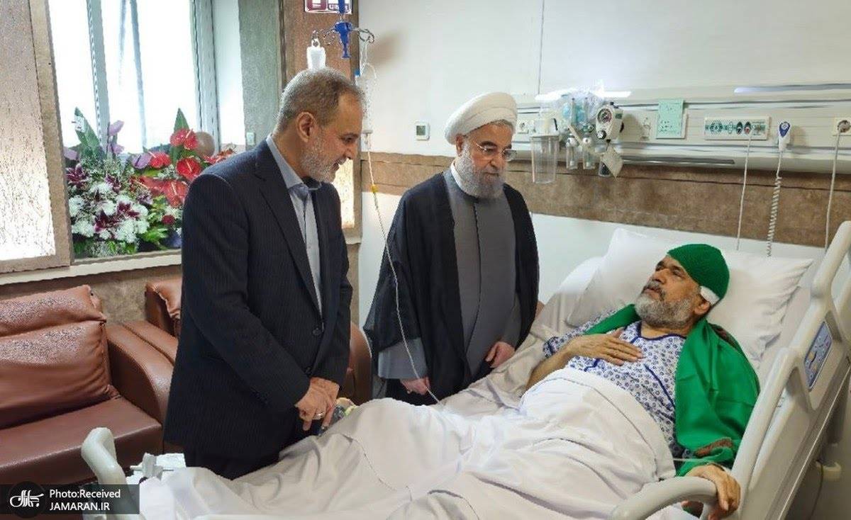 حسن روحانی به عیادت سید محمود علوی رفت حسن روحانی به عیادت سید محمود علوی رفت