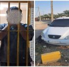 سارق ماشین تیبا در لامرد دستگیر شد سارق ماشین تیبا در لامرد دستگیر شد