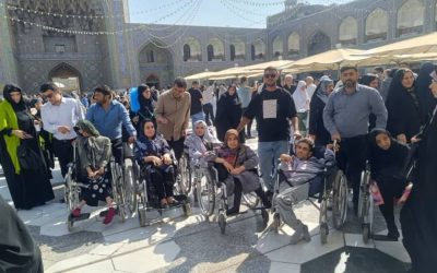 اعزام ١۵ توانخواه لامردی به سفر زیارتی امام رضا (ع)