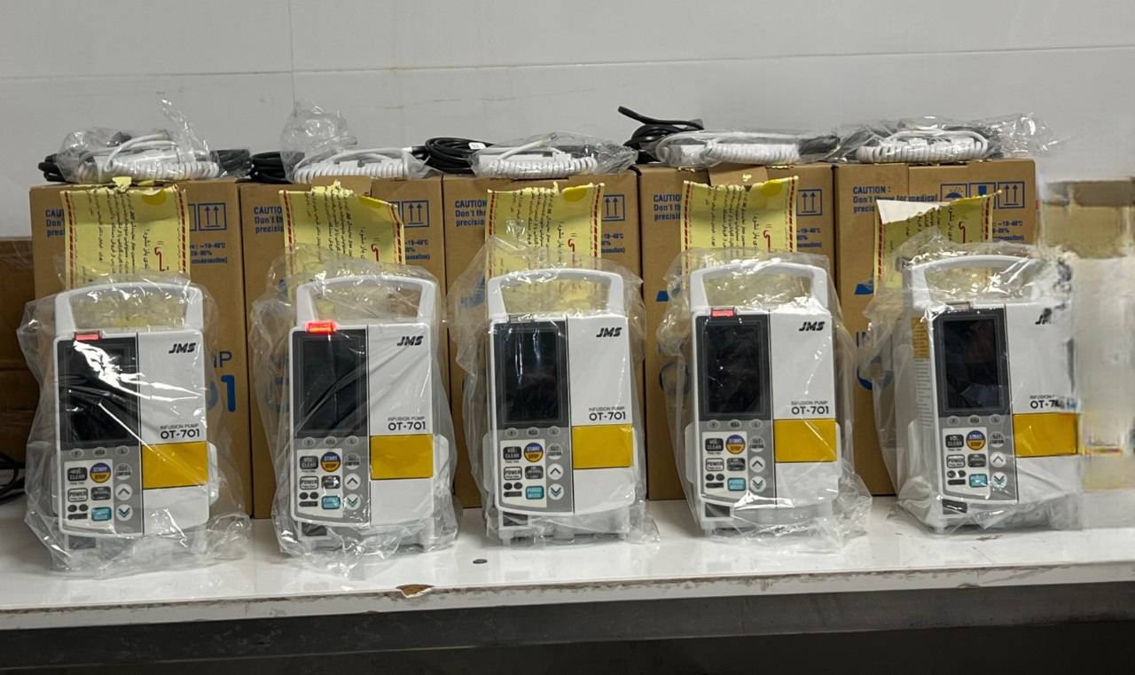 اهدای ۵ دستگاه برای کنترل میزان تزریقات به بیماران در بیمارستان حاج محمود حاج حیدر لامرد اهدای ۵ دستگاه برای کنترل میزان تزریقات به بیماران در بیمارستان حاج محمود حاج حیدر لامرد