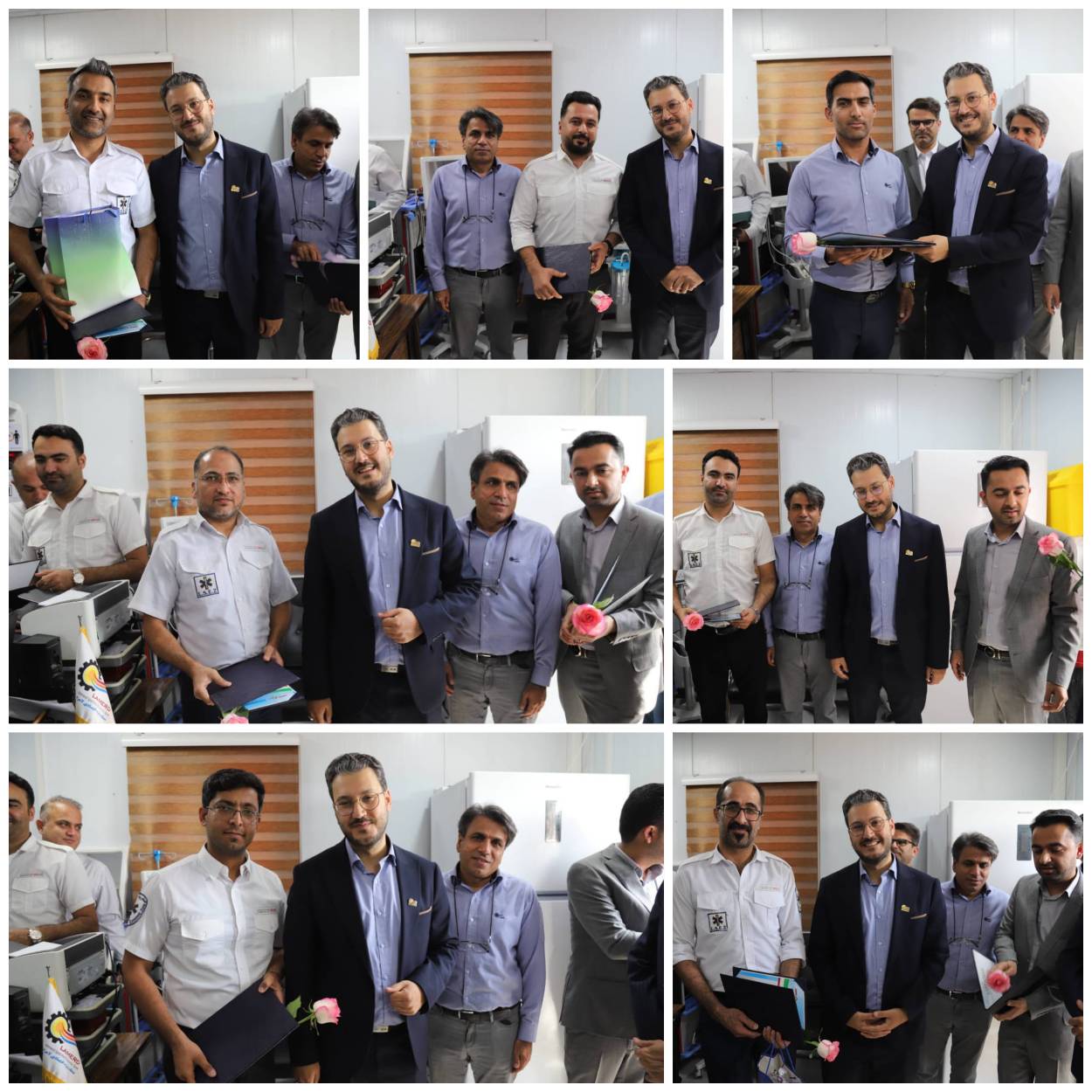 تجلیل مدیرعامل از کارکنان اورژانس و درمانگاه منطقه ویژه لامرد تجلیل مدیرعامل از کارکنان اورژانس و درمانگاه منطقه ویژه لامرد