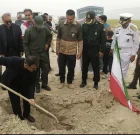طرح بیابان‌زدایی ۵٠ هکتاری در لامرد آغاز شد